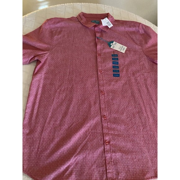 Tenth + Ocean Men’s Washable Linen Red Button Up New With Tags Size XXL - Picture 4 of 15